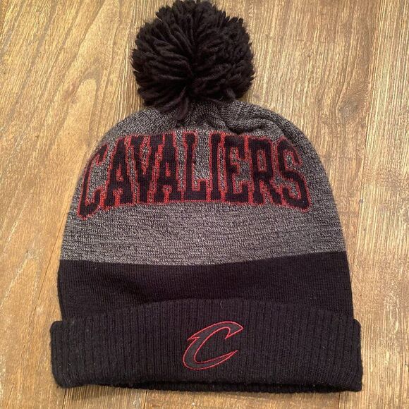 Cleveland Cavaliers Basketball Mitchell & Ness Cuffed Beanie Hat Cap OS - Picture 1 of 3